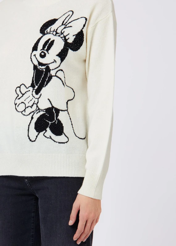 White wool sweater Liu Jo