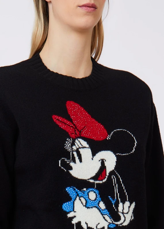 Black wool sweater Liu Jo