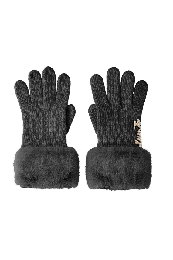 GUANTI FAKEFUR - Taglia TU - LIUJO ACCESSORI