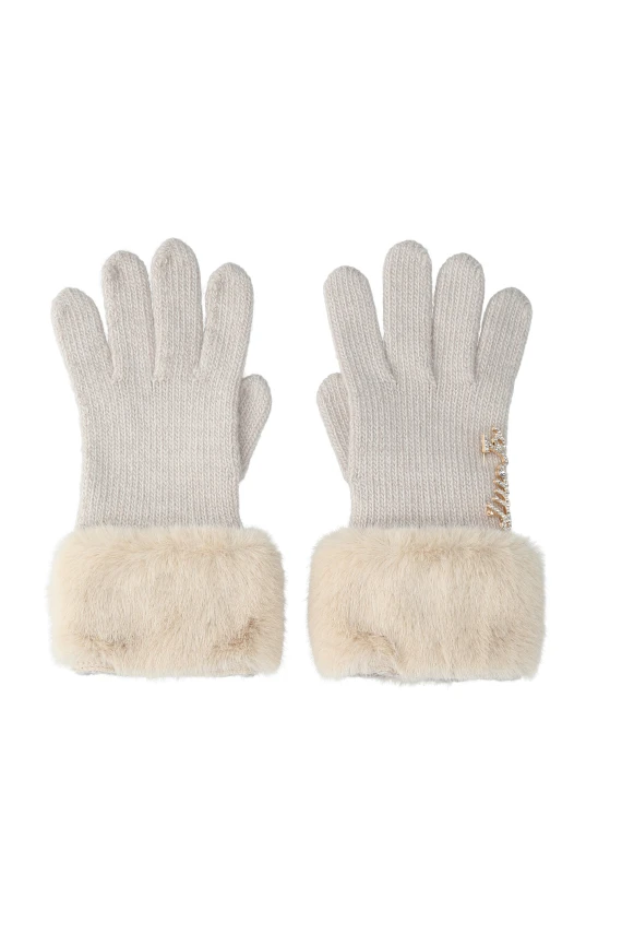 GUANTI FAKEFUR - Taglia TU - LIUJO ACCESSORI