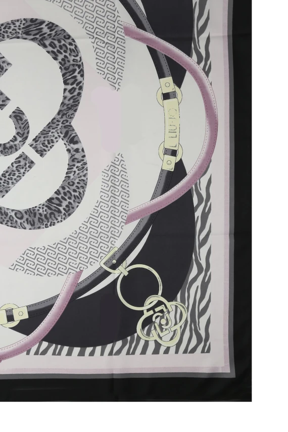 Foulard quadrato Ecs mix print 90x90