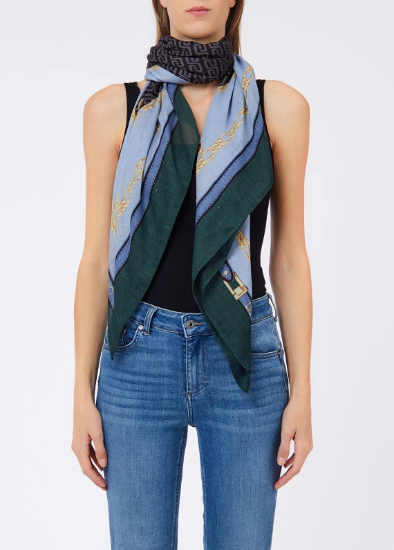 Foulard quadrato Charmy 120x120 LIUJO ACCESSORI