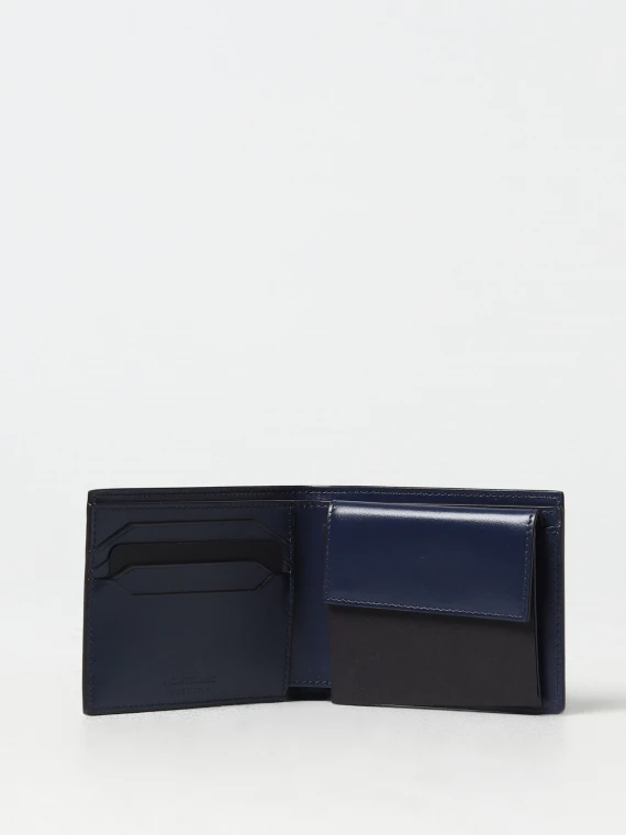 MEISTERSTUCK WALLET 4CC WITH COIN CASE INK BLUE