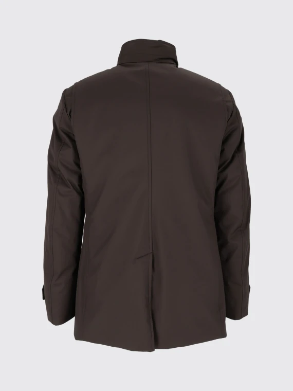 Reis dark brown long jacket Moorer