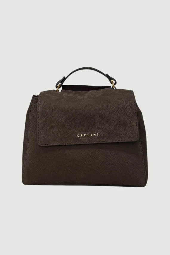 Borsa a spalla Sveva Nabucco in pelle marrone