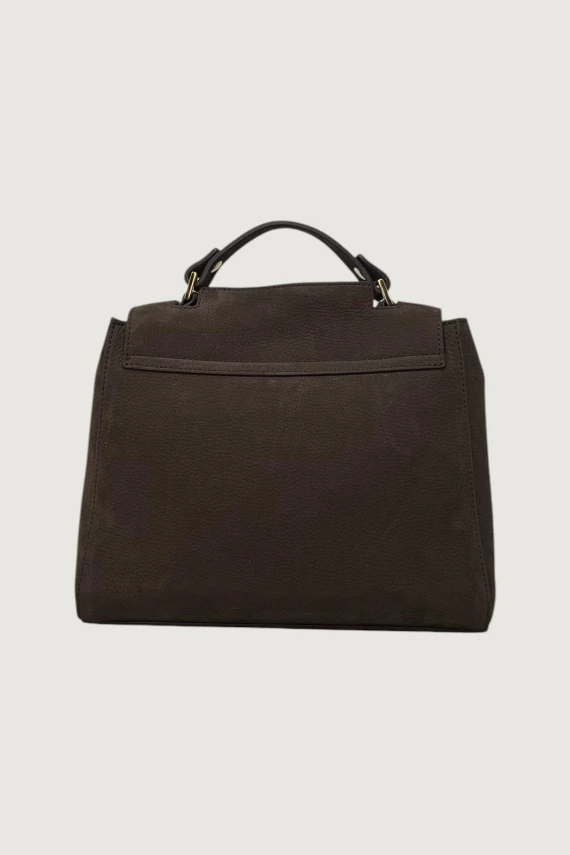 Borsa a spalla Sveva Nabucco in pelle marrone Orciani