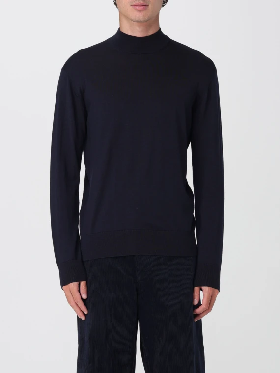 Maglione nero girocollo
