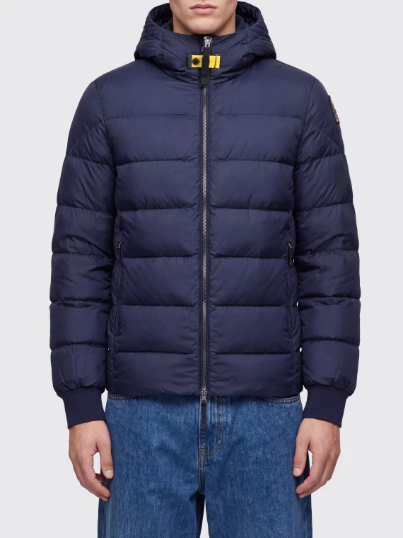 Navy hooded puffer jacket Parajumpers
