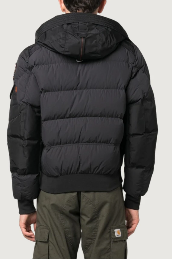 Wilmont black hooded padded jacket Parajumpers
