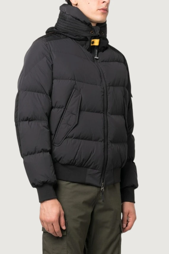 Wilmont black hooded padded jacket Parajumpers