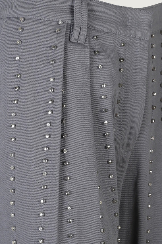 PENNY COTTON PANTS EMBROIDERY