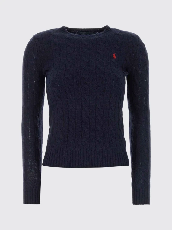 Navy cable-knit sweater POLO RALPH LAUREN DONNA
