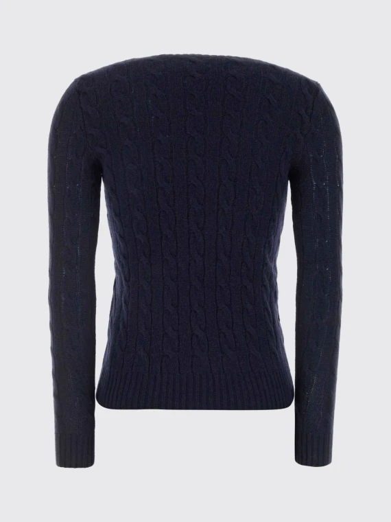 Navy cable-knit sweater POLO RALPH LAUREN DONNA