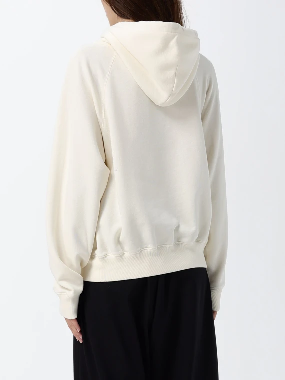 White hooded sweatshirt with bear print POLO RALPH LAUREN DONNA