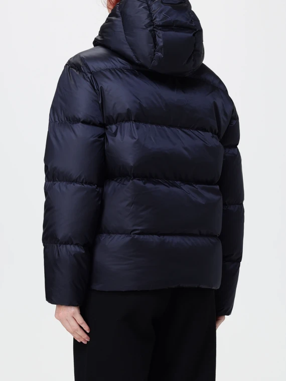 Dark blue hooded quilted jacket POLO RALPH LAUREN DONNA