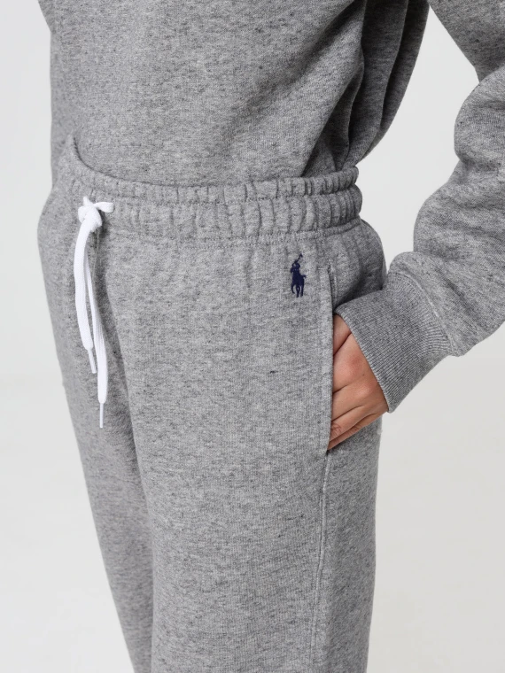 Grey melange jogger pants POLO RALPH LAUREN DONNA