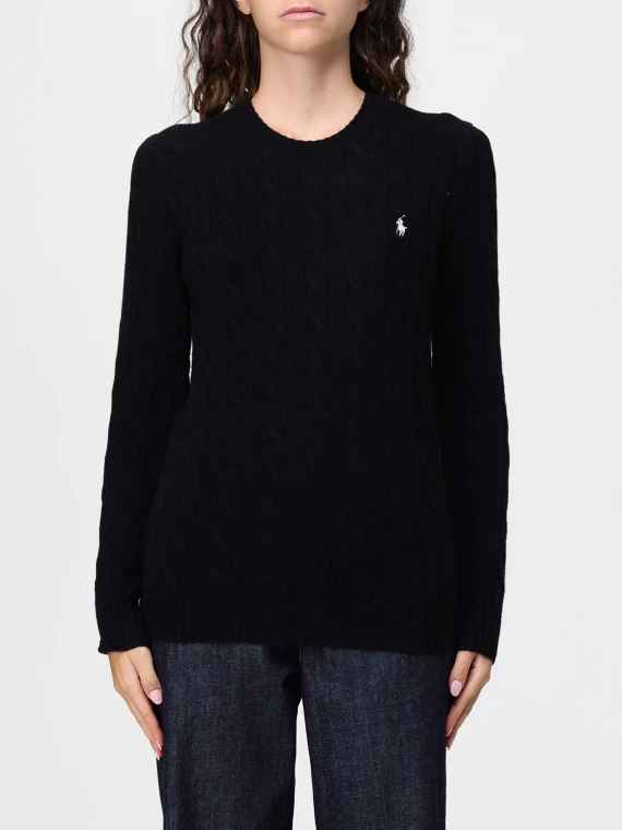Maglione a girocollo nero