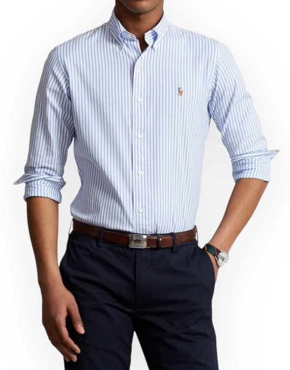 Camicia oxford stretch righe - Taglia L - POLO RALPH LAUREN UOMO