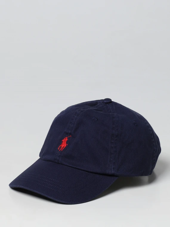 Cappellino da baseball in chino blu