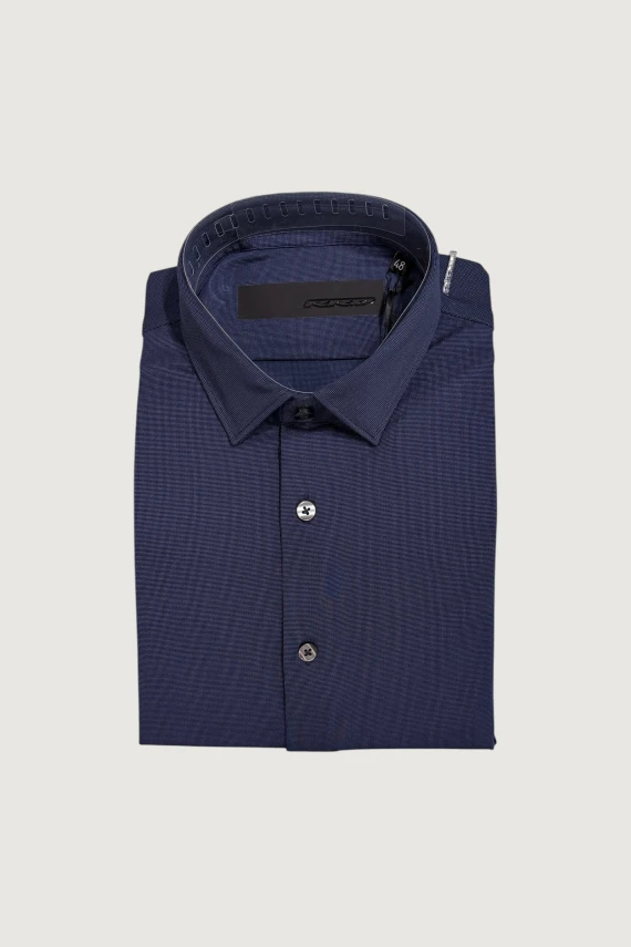 oxford jacquard open shirt
