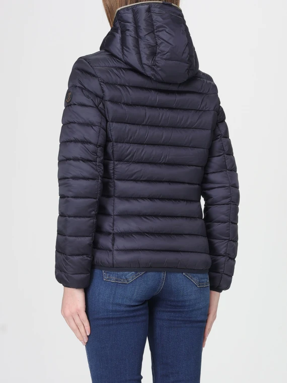 Alexis navy hooded padded jacket Save The Duck