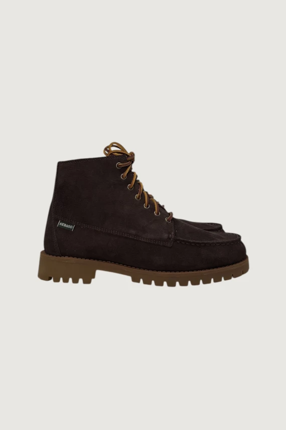 Stivaletto Parker in camoscio marrone scuro