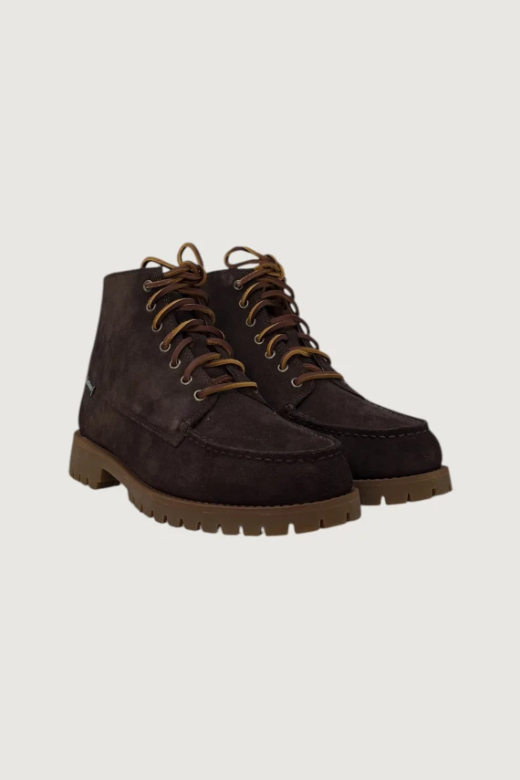 Parker dark brown suede ankle boot sebago