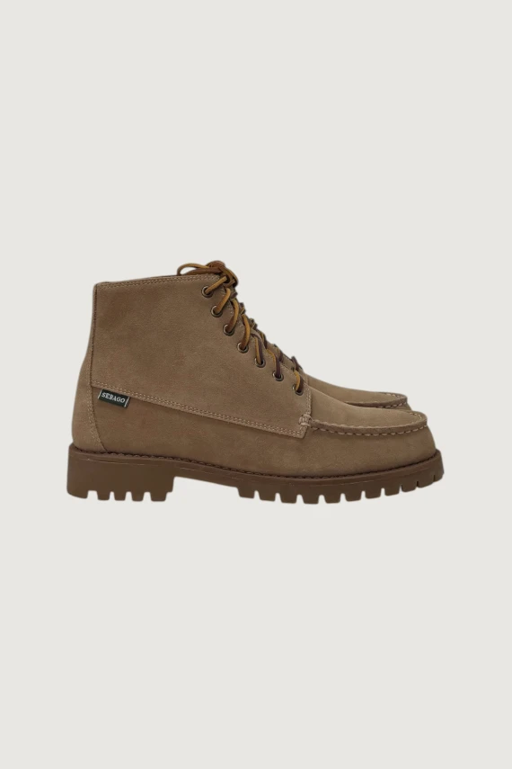 Polacchino allacciato marrone taupe