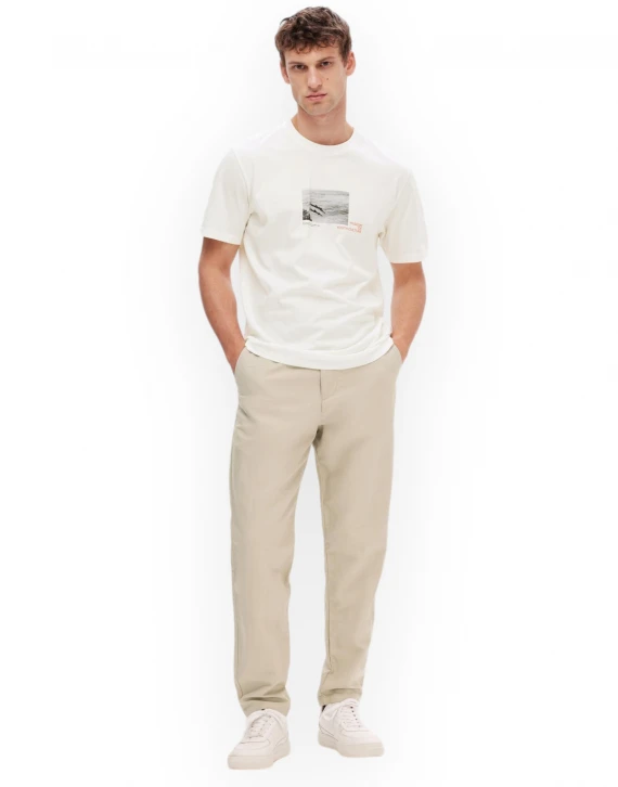 MILES TAPARED LINEN PANT