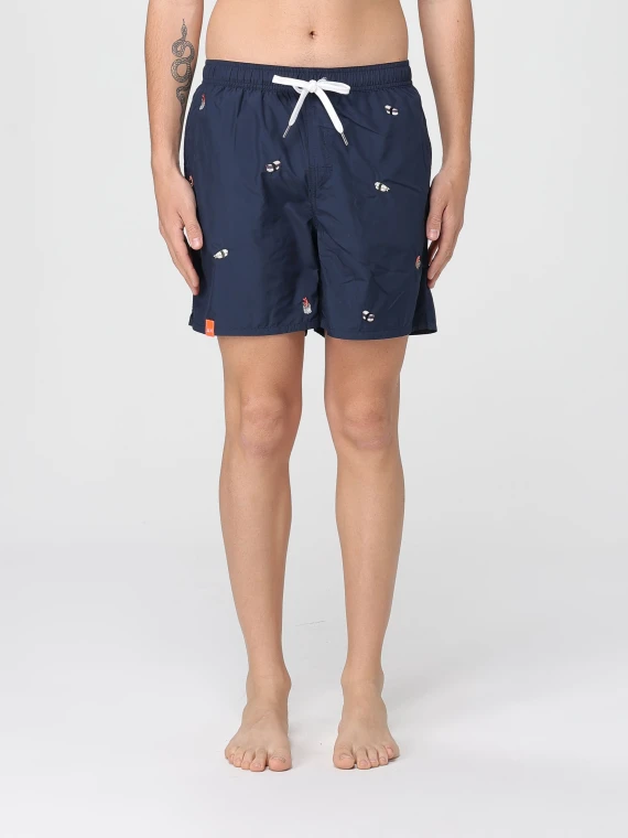 Pantaloncini da bagno blu scuro