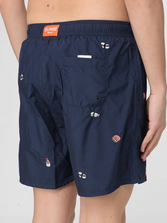 Pantaloncini da bagno blu scuro SUN68