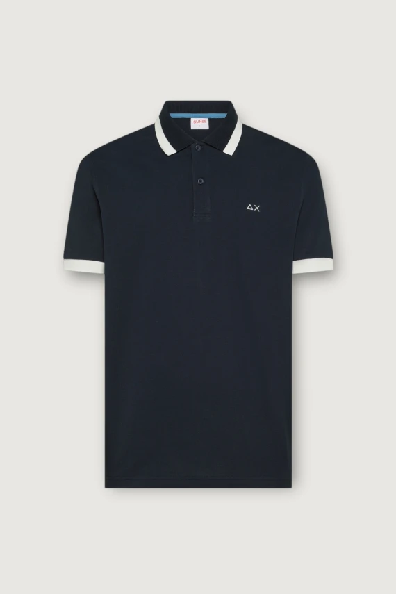 POLO BIG STRIPES ON COLLAR S/S