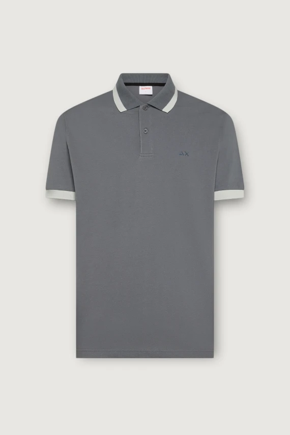 POLO BIG STRIPES ON COLLAR S/S