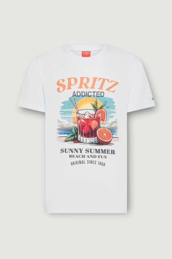 T-SHIRT PRINTED BEACH
