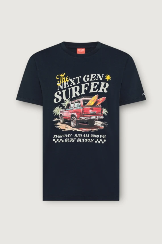 T-SHIRT PRINTED BEACH