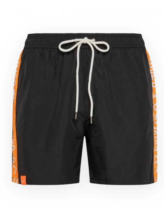 SWIM PANT WITH TAPE LOGO