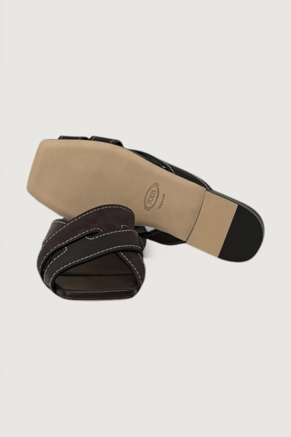 SAND.LEATHER FLAT 99L BANDS INCR. T