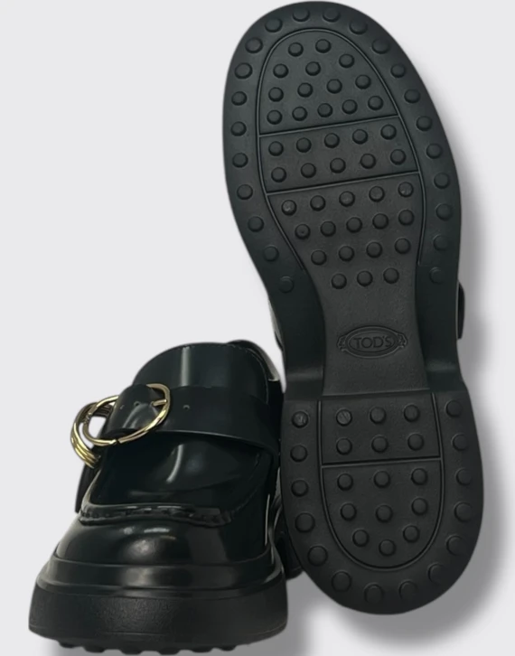 GOMMA 74L MOCASSINO FIBBIA ANELLI