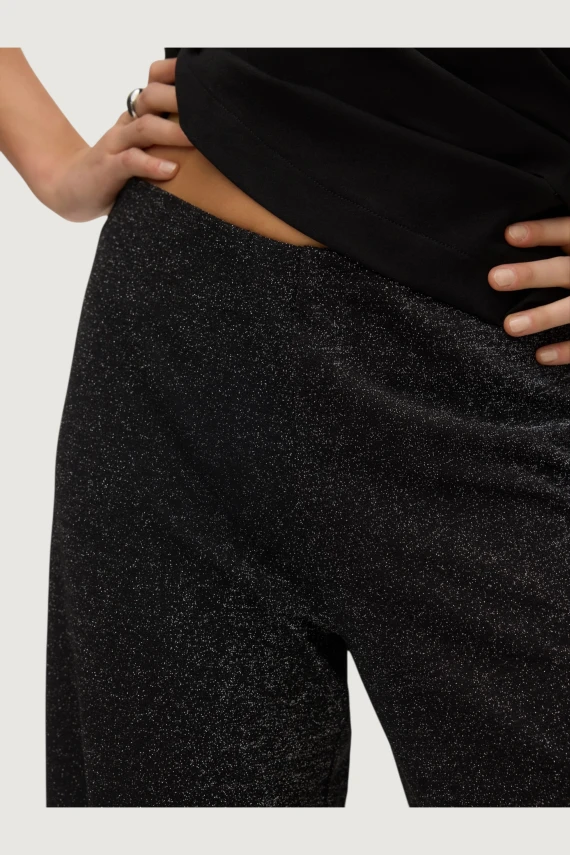 Black wide-leg trousers VEROMADE