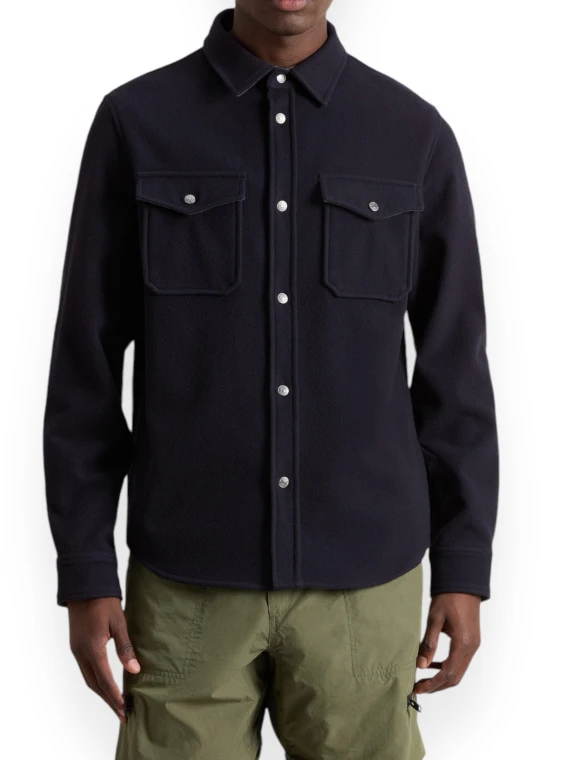 ALASKAN WOOL CHECK OVERSHIRT   - Taglia L - Woolrich