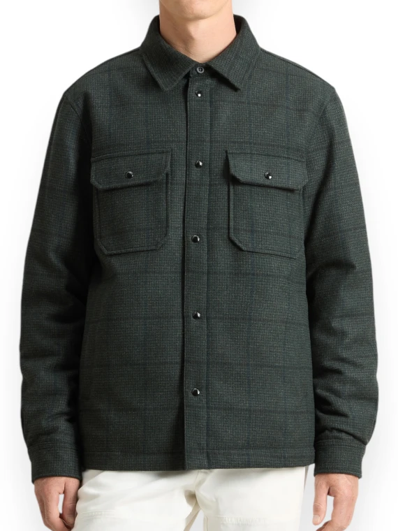 ALASKAN WOOL CHECK OVERSHIRT   - Taglia XL - Woolrich