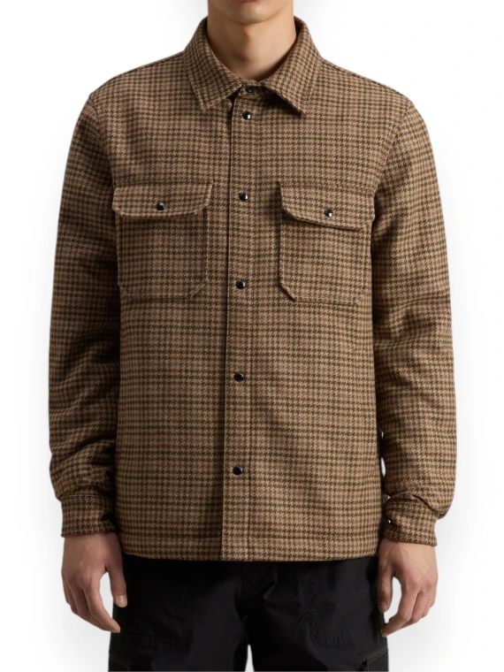 ALASKAN WOOL CHECK OVERSHIRT   - Taglia L - Woolrich