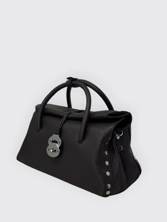 Black handbag with shoulder strap Zanellato