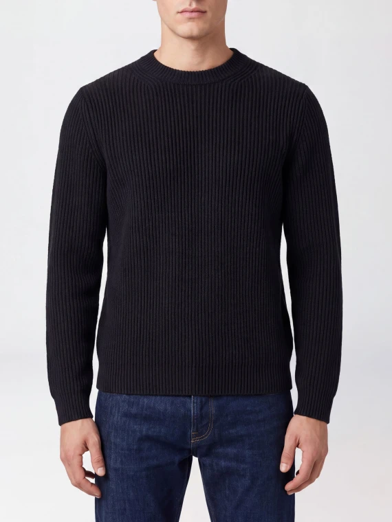 Maglione girocollo in lana vergine ZANONE