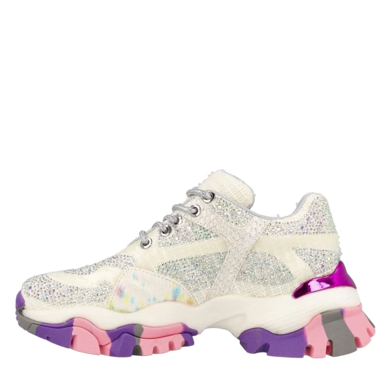 Sneakers jewel bianca 