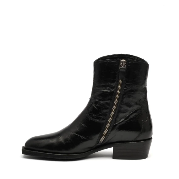 Texano Alexander Hotto 66647 in pelle nero