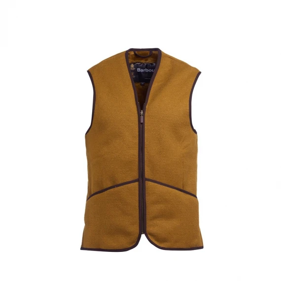 Gilet Barbour MLI0004  in pile marrone - Taglia 46 - BARBOUR