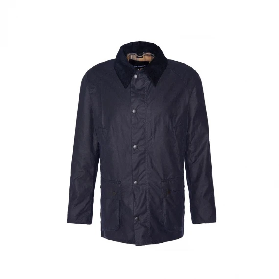 Giacca Barbour MWX0339 in cotone cerato blu