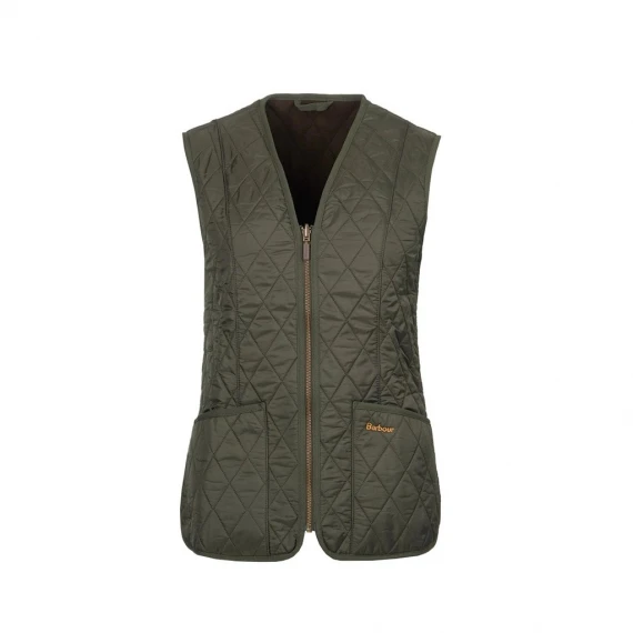 Gilet Barbour LLI0003  in pile verde - Taglia 44 - BARBOUR