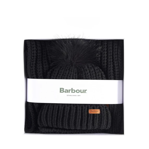 Box regalo Barbour LGS0023 in tessuto nero